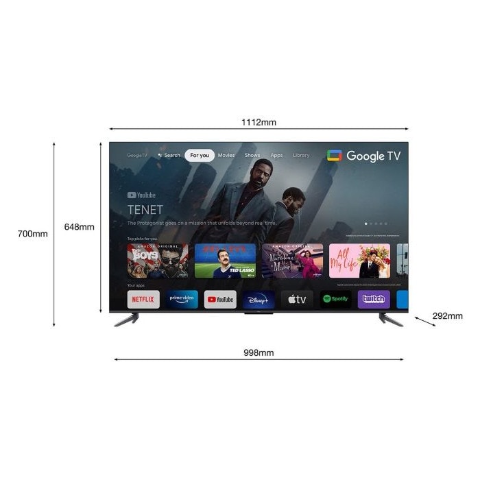 Rent a TCL 50P638K Android 50" TV